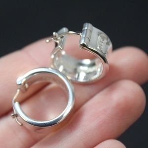 Tiffany & Co. Wide Hoop Earrings